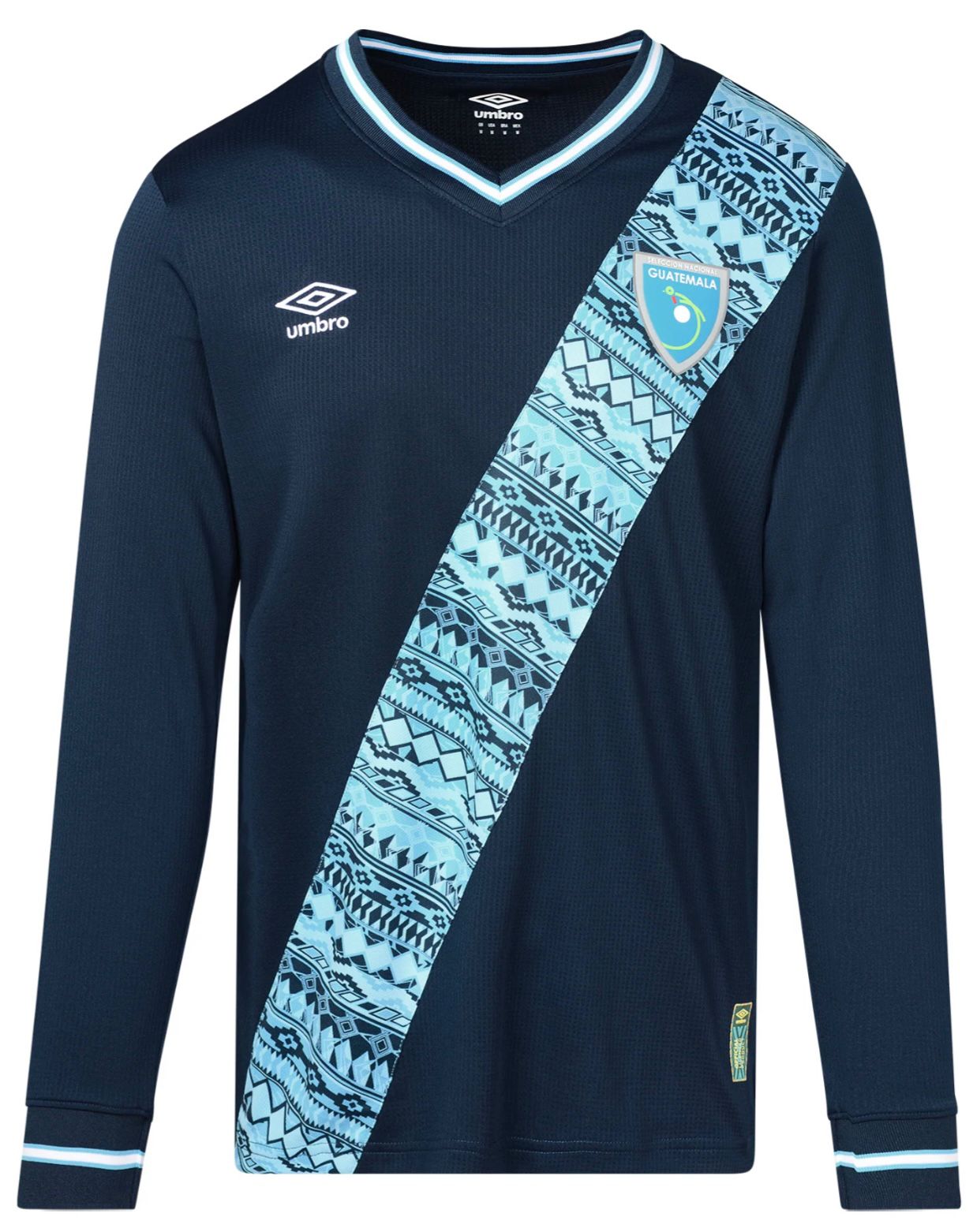 Camisola de la selección manga larga azul